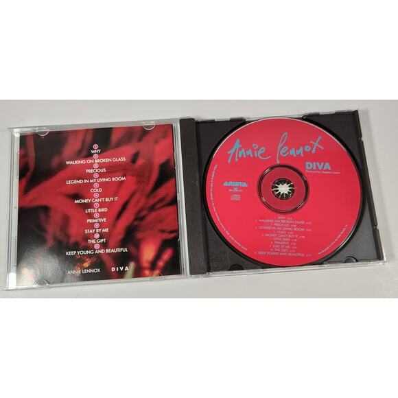Annie Lennox Diva CD Walking on Broken Glass, Little Bird, The Gift and More! - Picture 3 of 4
